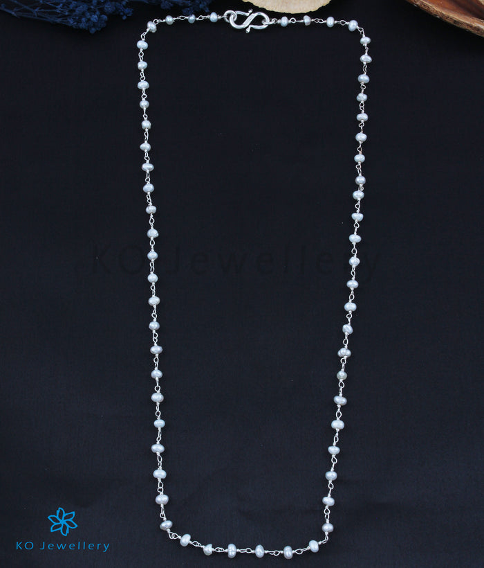 The Iravat Silver Pearl Necklace