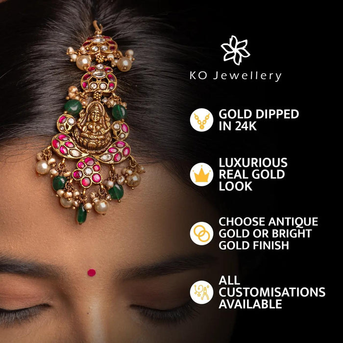 The Jahanara Silver Peacock Kundan Earrings