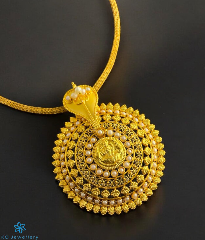 The Kumud Silver Pearl Pathak Pendant