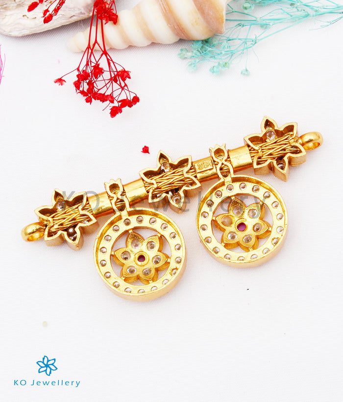 The Saptapadi Silver Pendant (3 flowers)