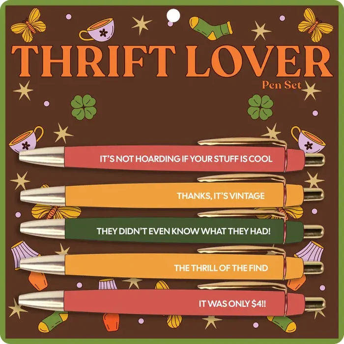 Thrift Lover Pen Set