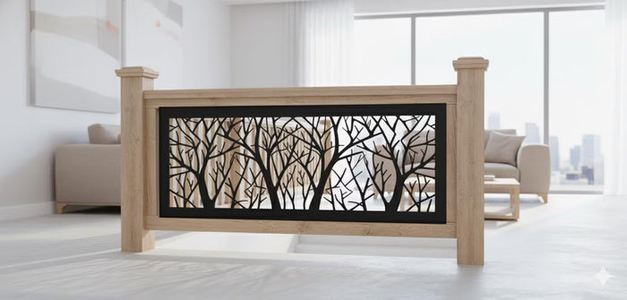 Tree Privacy Panel- Modern Tree