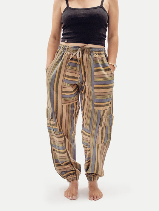 Unisex Cotton Cargo Pants | Sage-Image 1