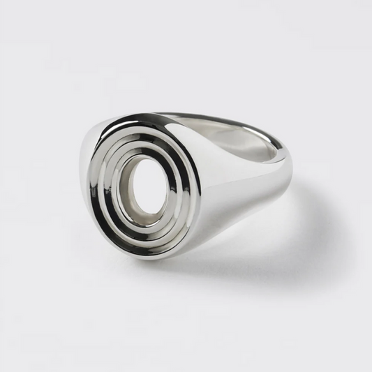 Vanguard Kyoto Sterling Silver  Oval  Ring