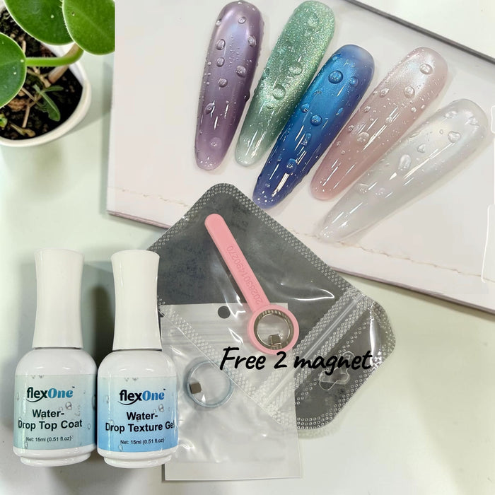 Water Drop Top Coat Design + free 2 magnets