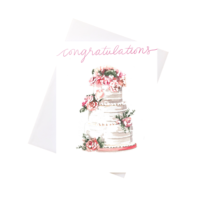 Wedding Cake Card - Belle De Provence