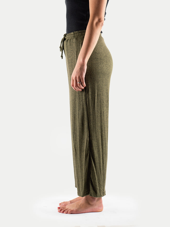 Wide Leg Rayon Lounge Pants | Sage-Image 2