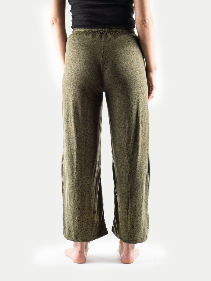 Wide Leg Rayon Lounge Pants | Sage-Image 3