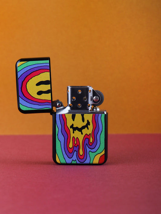 Windproof Metal Lighter Refillable | Melt-Image 1