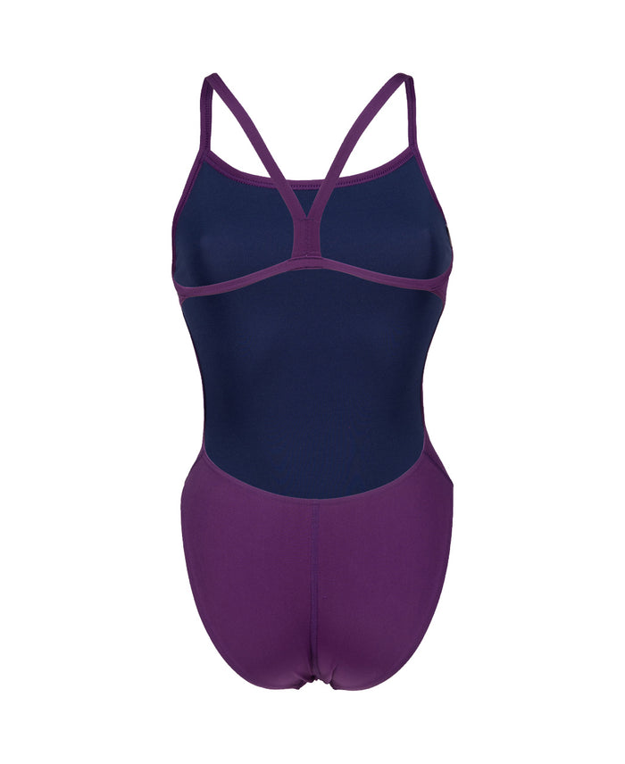WOMEN'S TEAM SWIMSUIT CHALLENGE SOLID - PLUM