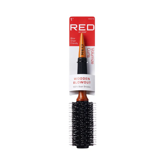 Wooden Round Blowout Brush #Hh218