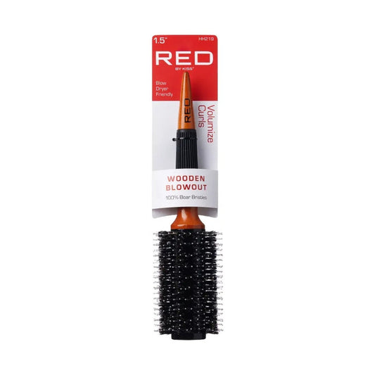 Wooden Round Blowout Brush #Hh219