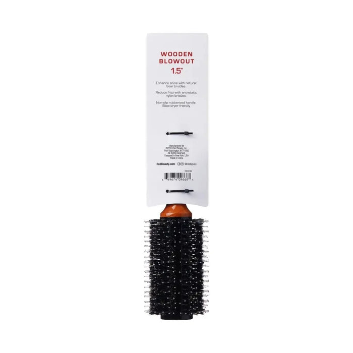 Wooden Round Blowout Brush #Hh219