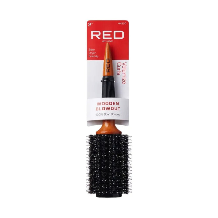 Wooden Round Blowout Brush #Hh220