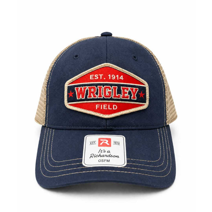 Wrigley Field Established 1914 Patched Trucker Adjustable Cap