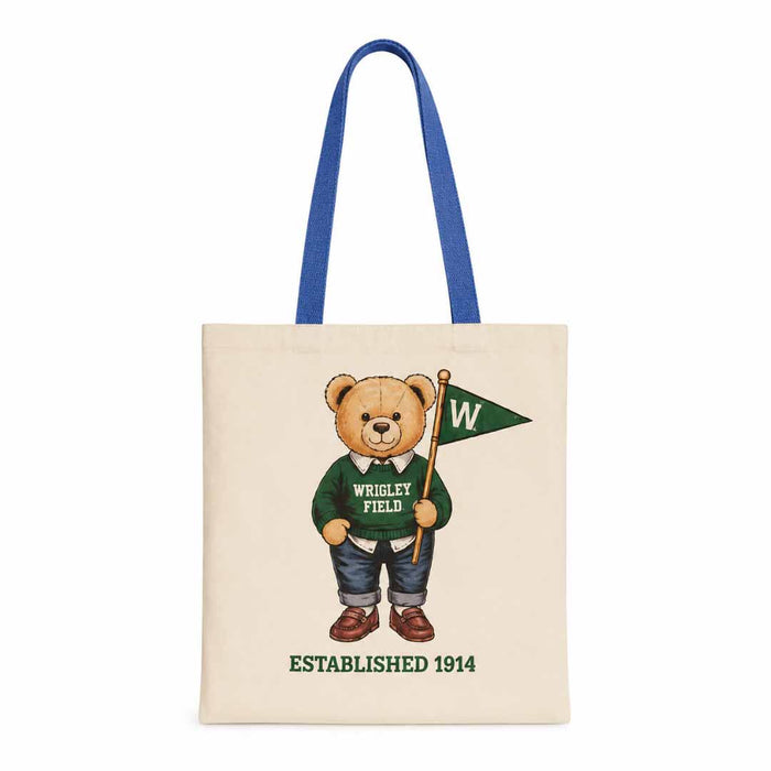 Wrigley Field Teddy Bear 1914 Tote Bag