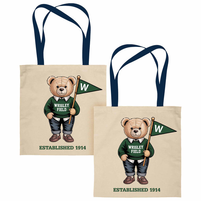 Wrigley Field Teddy Bear 1914 Tote Bag